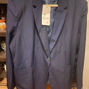 NEW MODFUL Navy Blue Blazer